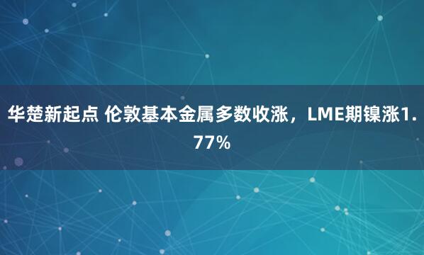 华楚新起点 伦敦基本金属多数收涨，LME期镍涨1.77%